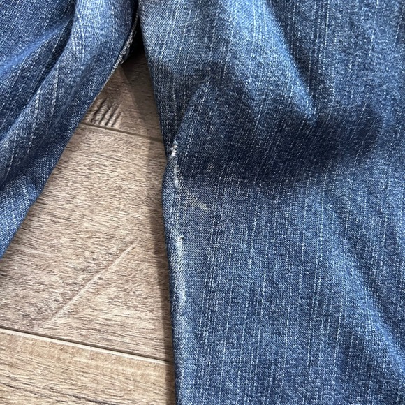 Vintage Y2K Old Navy Mid Rise Womens Bootcut Dark Wash Denim Jeans Size 28 - Picture 5 of 9